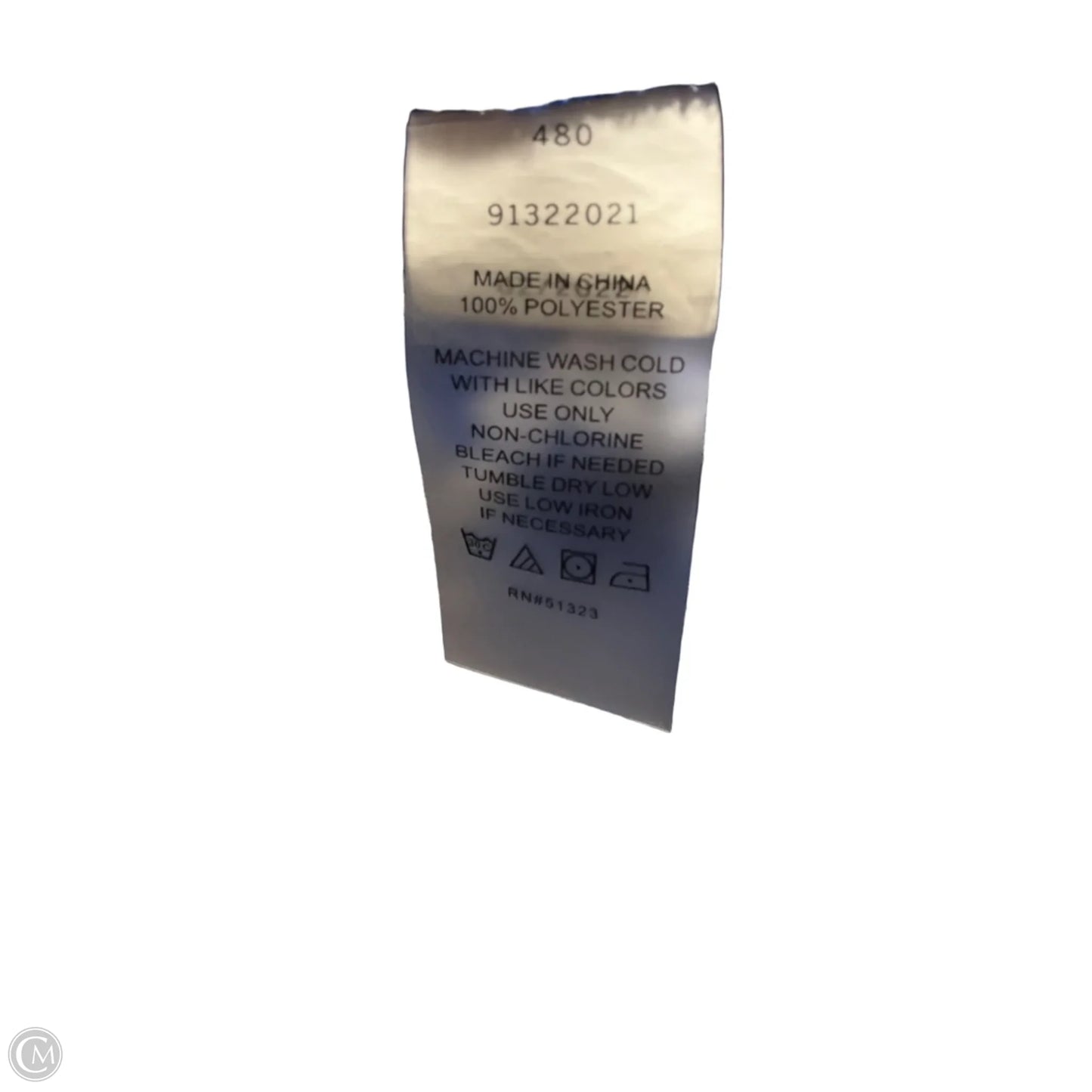 Top Sleeveless By Vince Camuto In Blue & White, Size: L