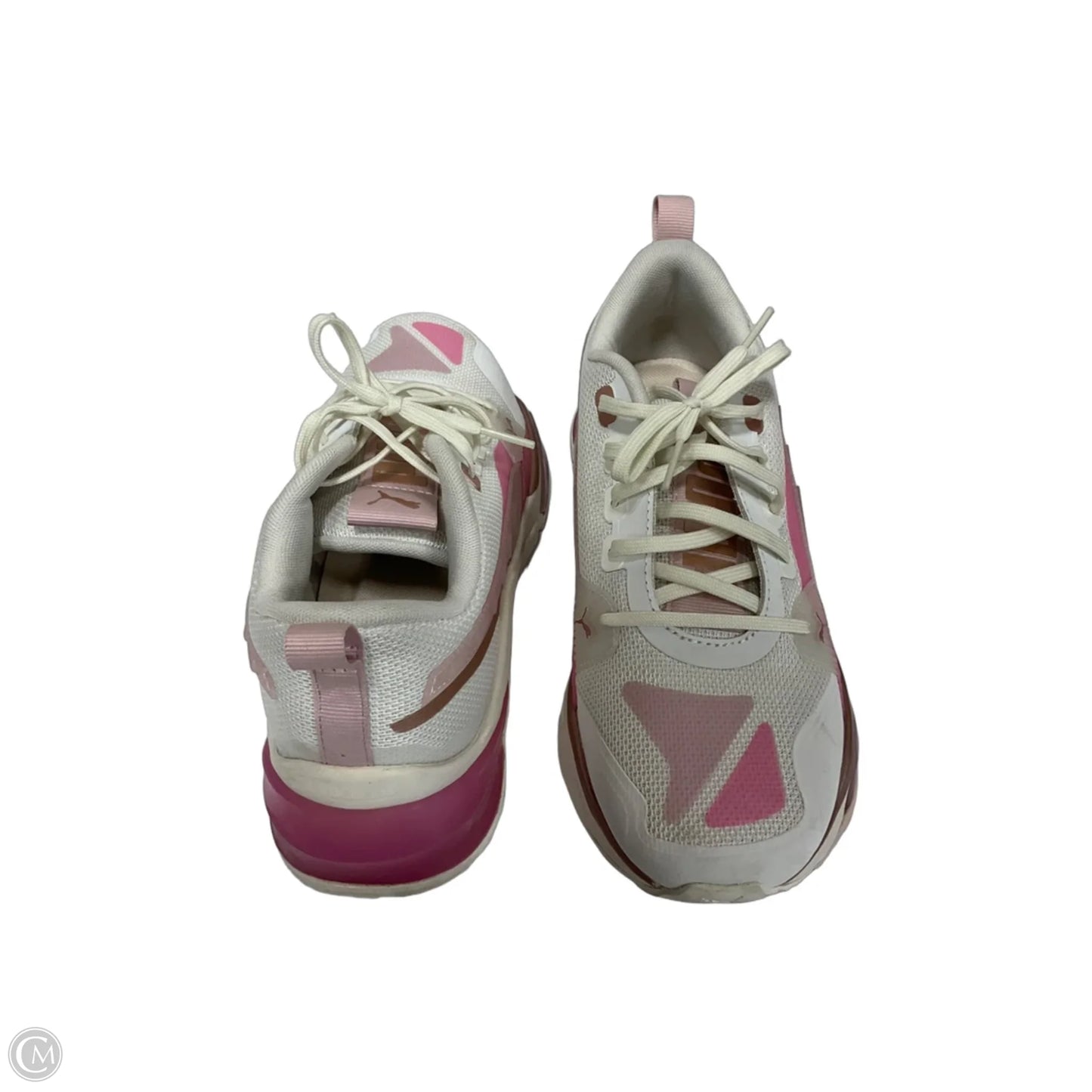 Shoes Athletic By Puma In Pink & White, Size: 9