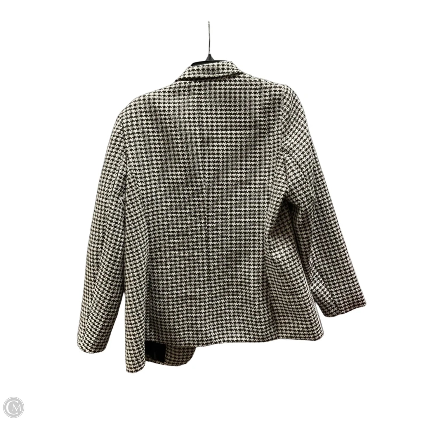 Blazer By Ann Taylor In Black & Cream, Size: L