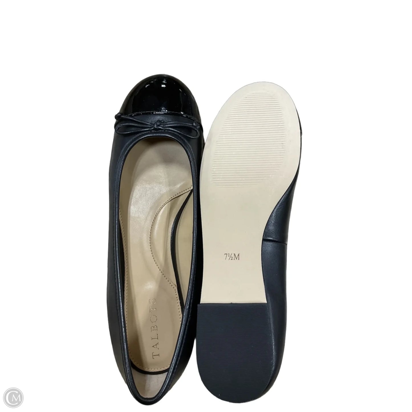 Shoes Flats By Talbots In Black, Size: 7.5