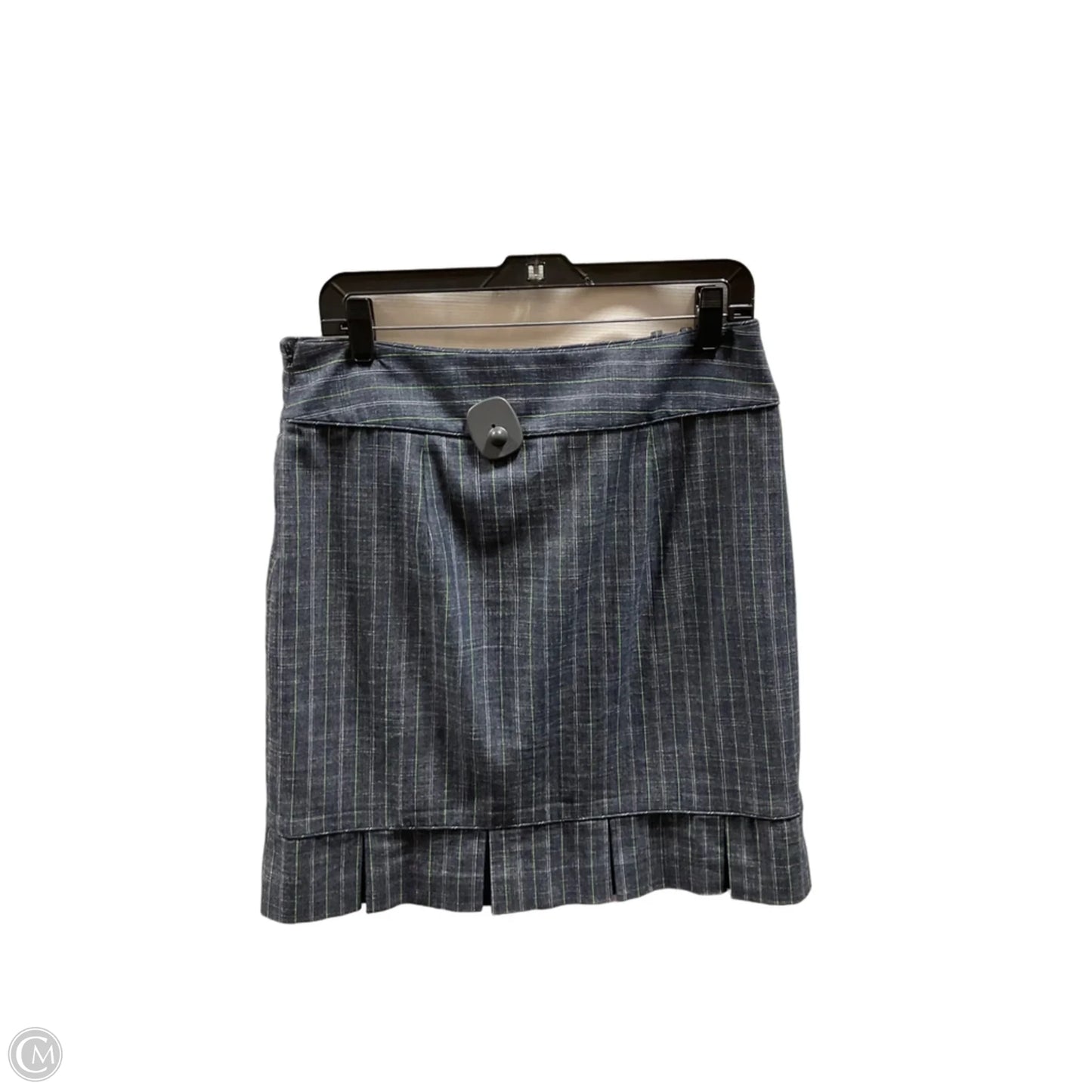Skirt Mini & Short By Etcetra In Blue & Green, Size: 8