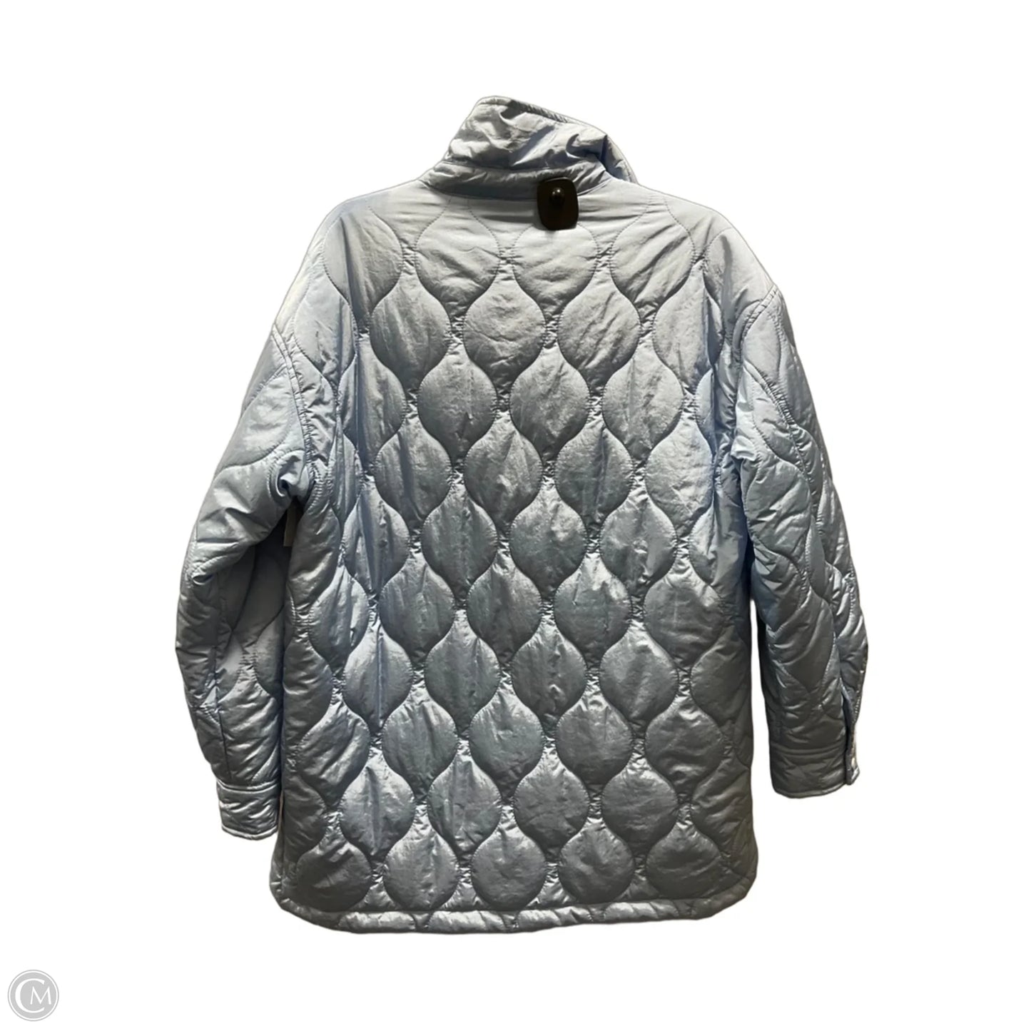 Jacket Puffer & Quilted By Grace + Karma In Blue, Size: M