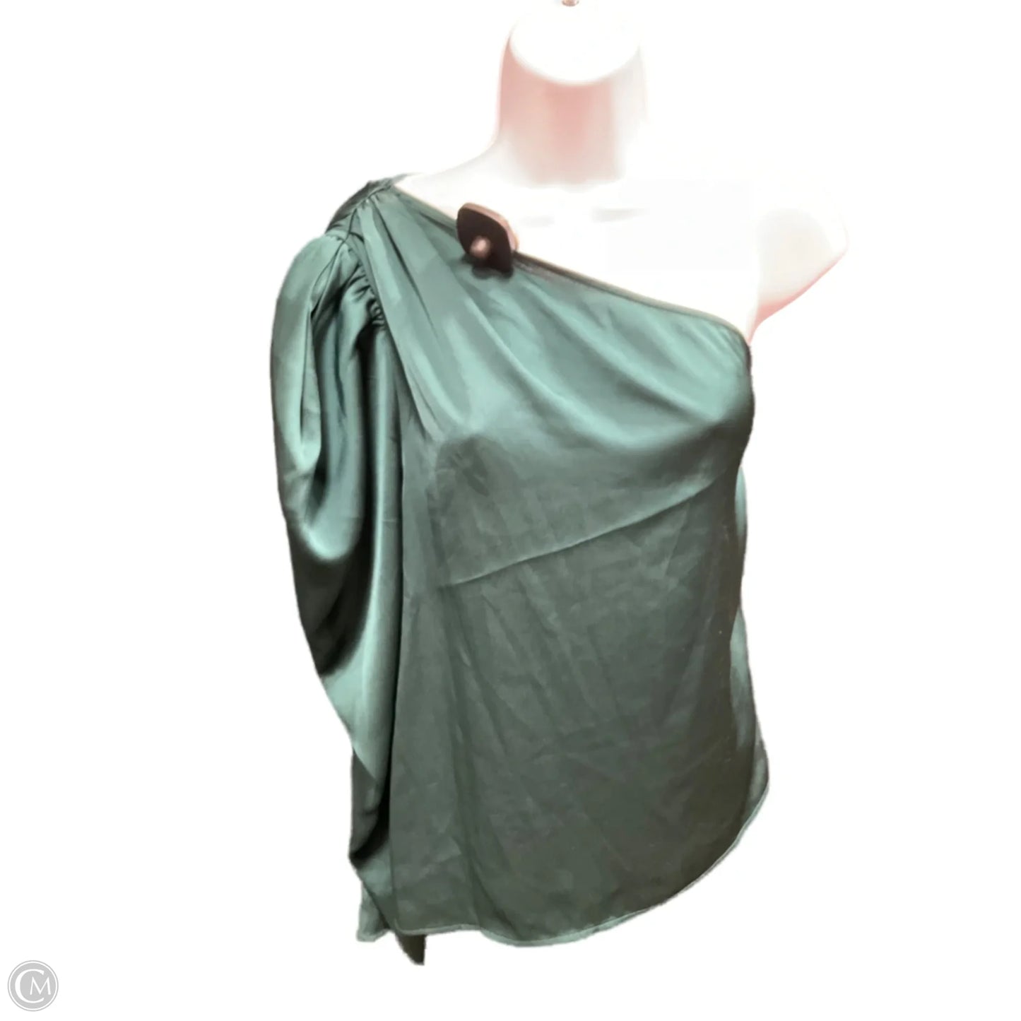 Top Long Sleeve By Express In Green, Size: S