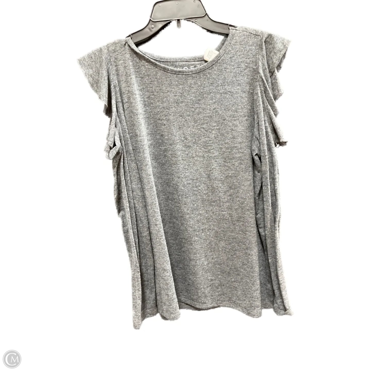 Top Long Sleeve By Loft In Grey, Size: M
