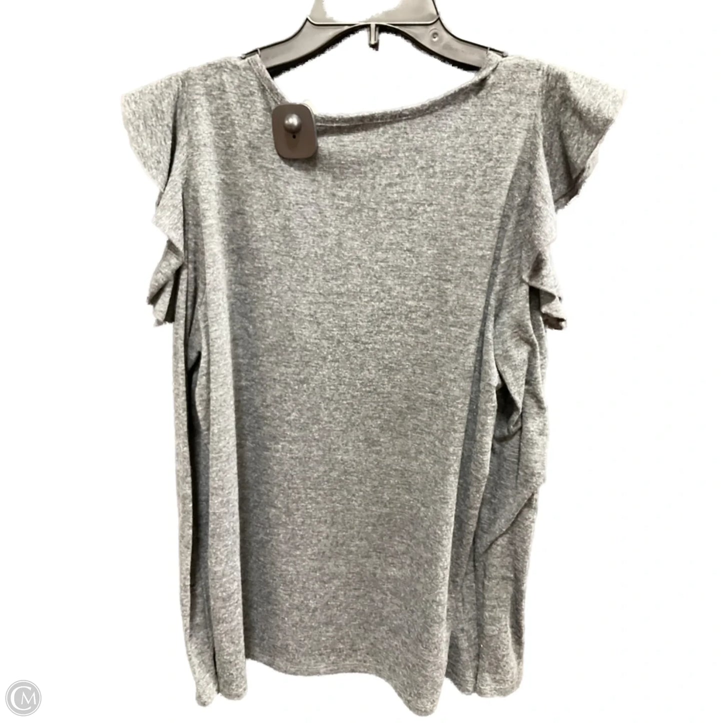 Top Long Sleeve By Loft In Grey, Size: M