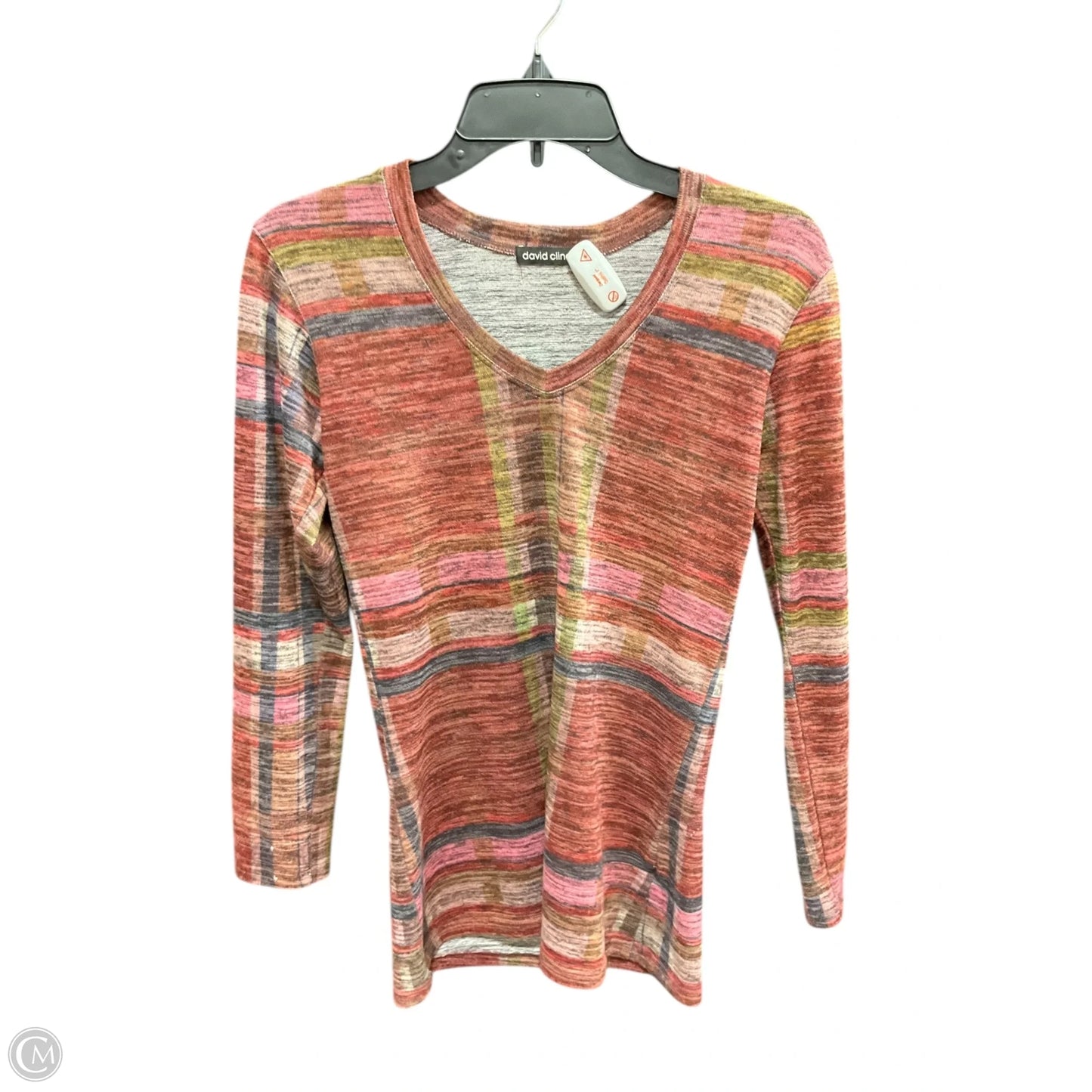 Top Long Sleeve By David Cline In Multi-colored, Size: S