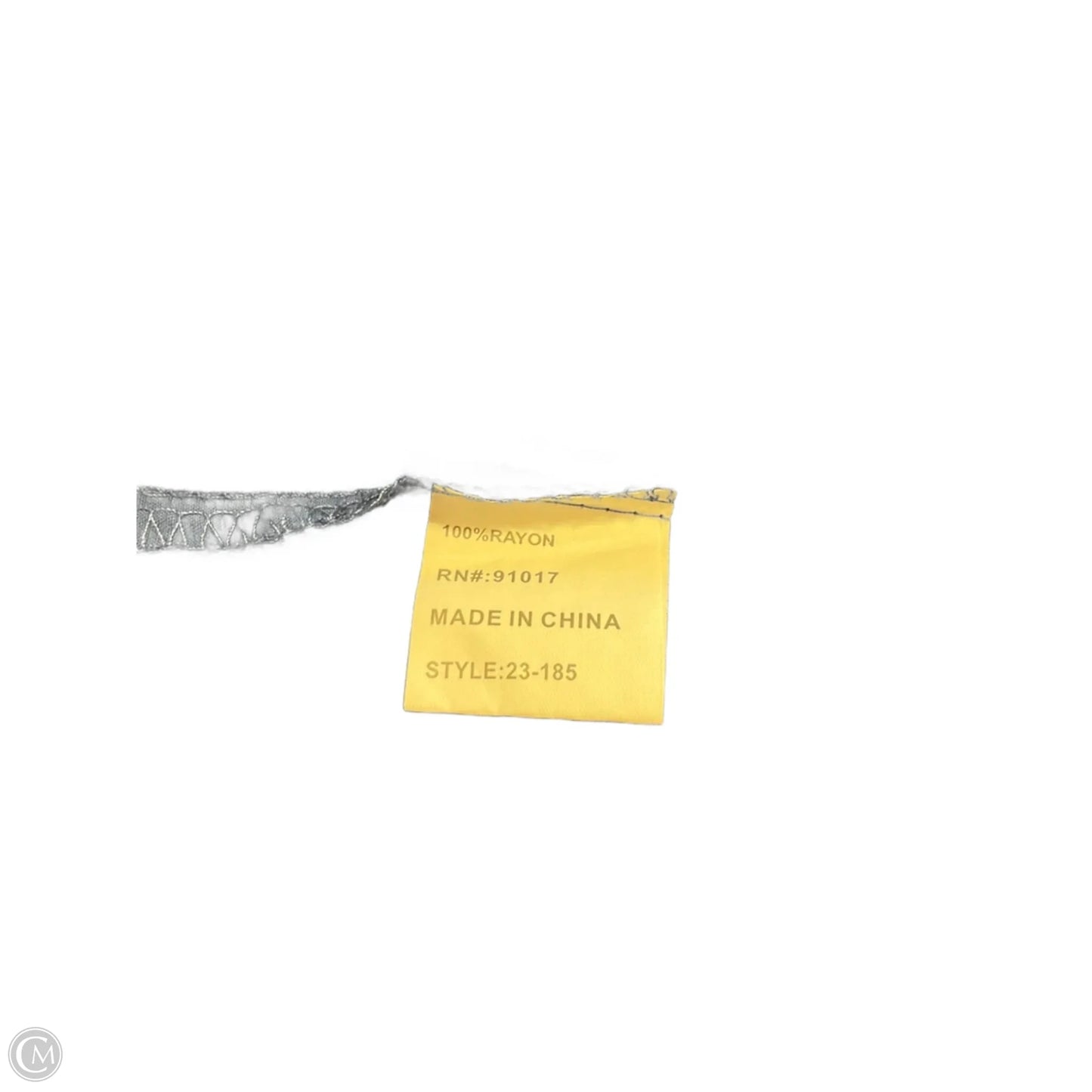 Top Short Sleeve By Solitaire In Blue, Size: M