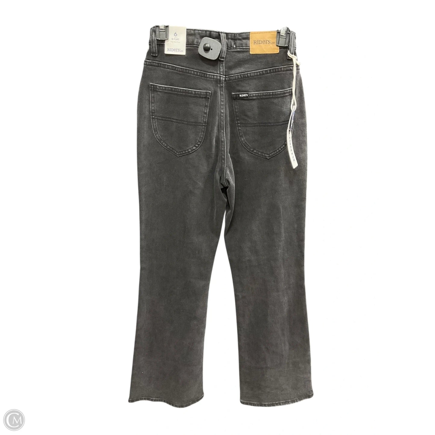 Jeans Flared By Riders In Black, Size: 6