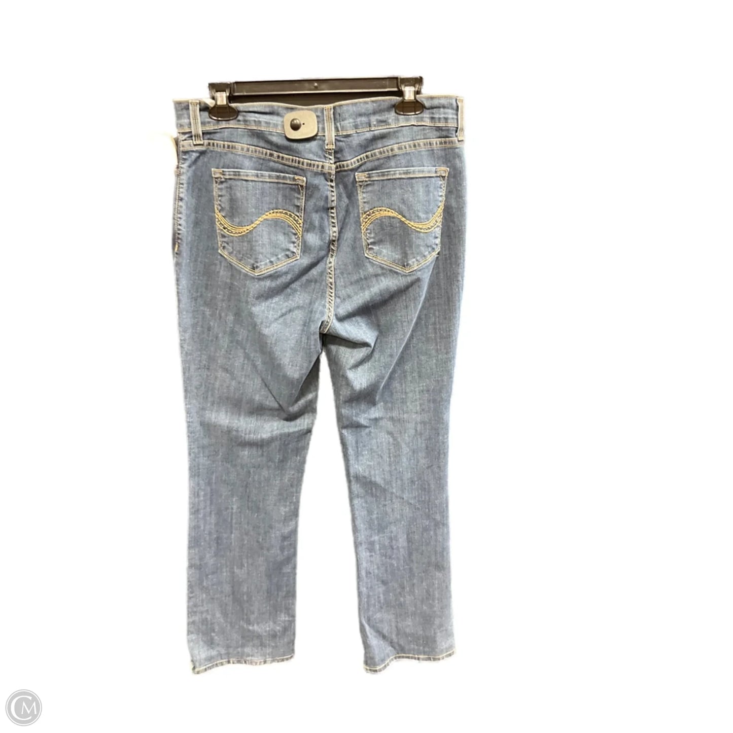 Jeans Straight By Not Your Daughters Jeans In Blue Denim, Size: 14