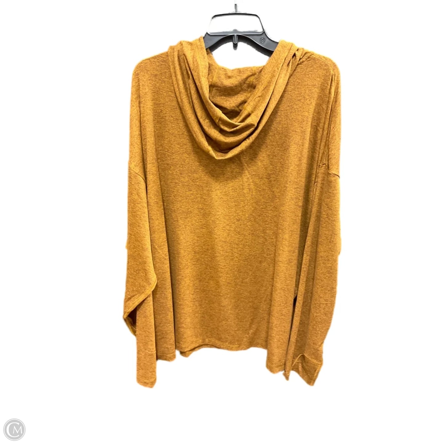Athletic Top Long Sleeve Hoodie By Athleta In Brown, Size: 3x