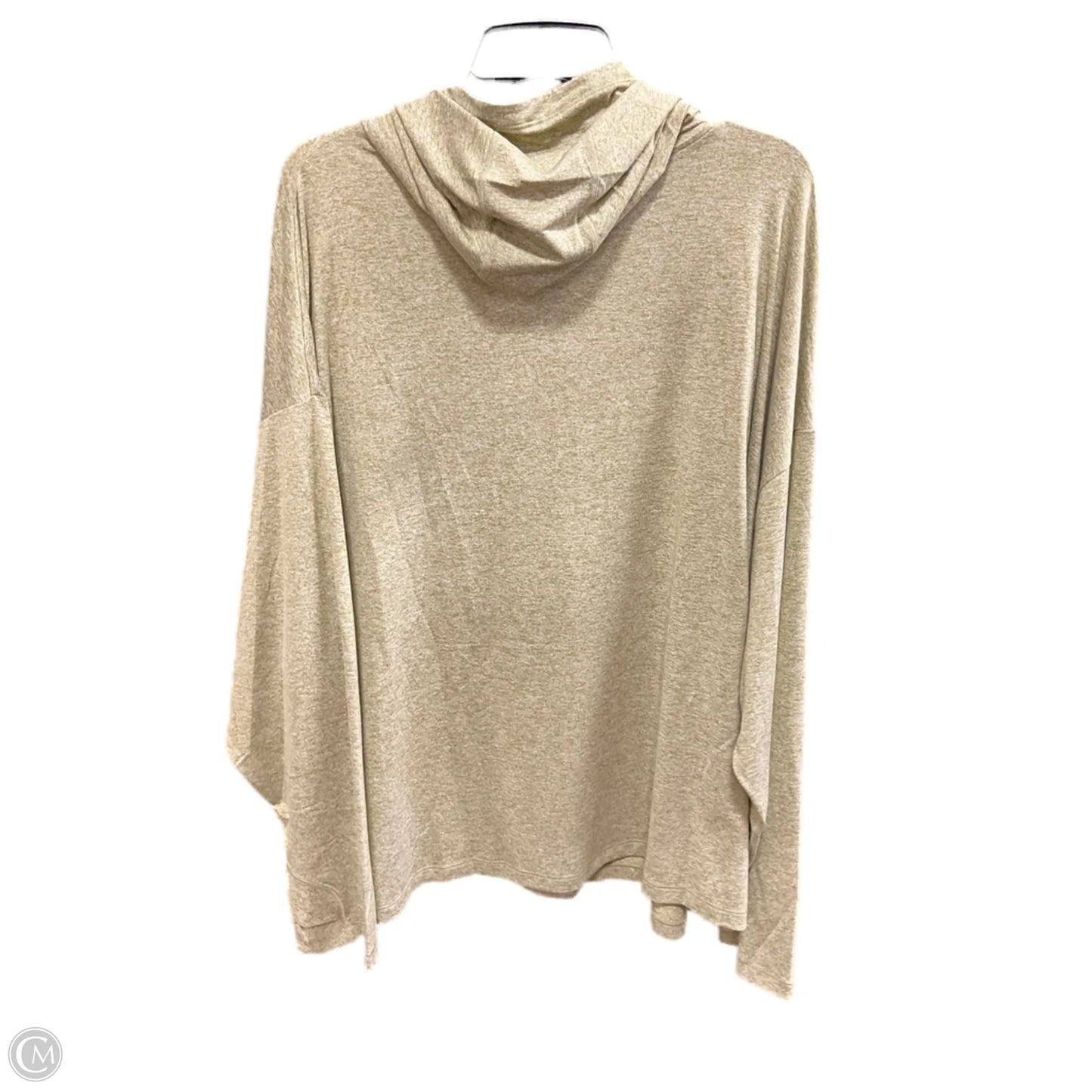 Athletic Top Long Sleeve Hoodie By Athleta In Green, Size: 3x