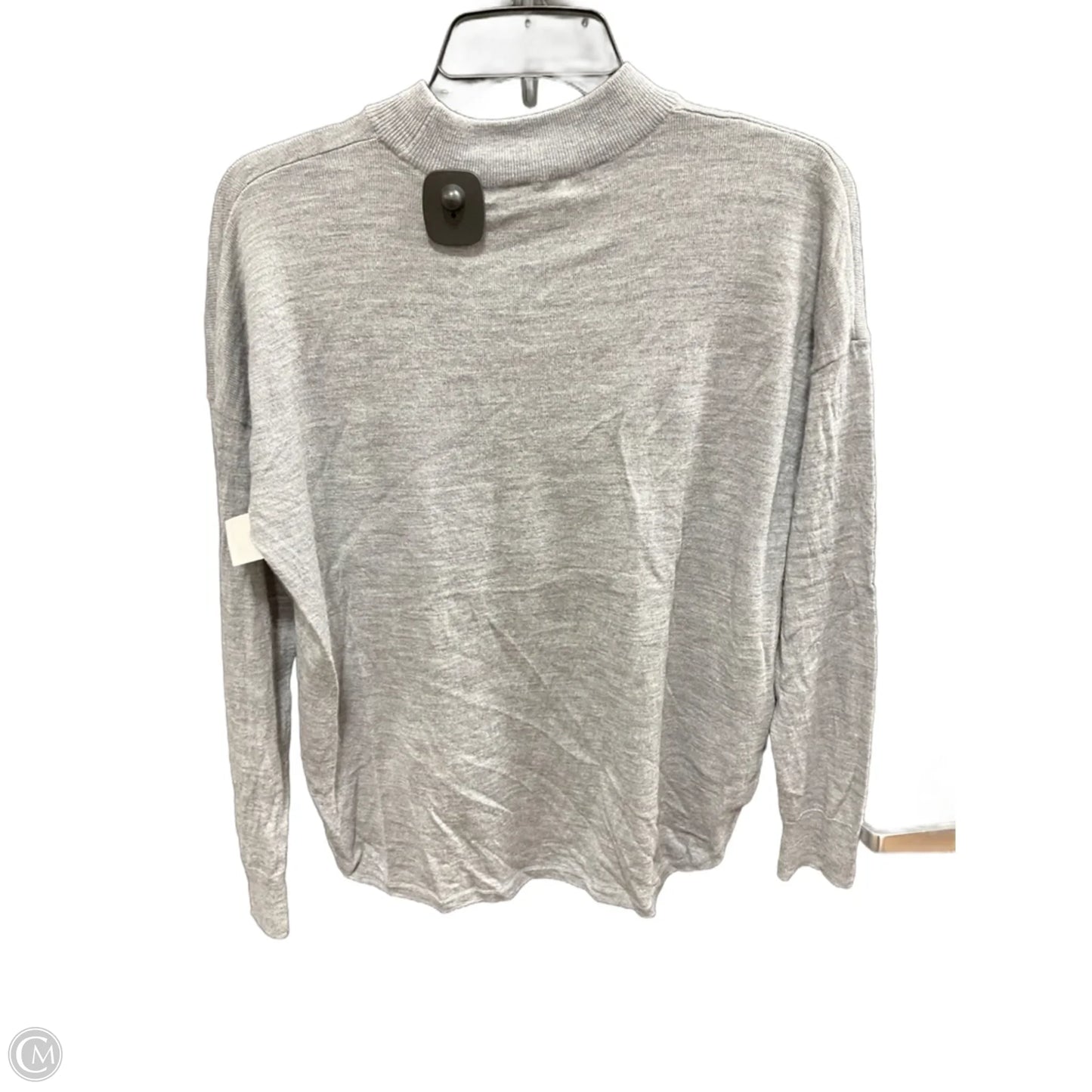 Top Long Sleeve Basic By Madewell In Grey, Size: S