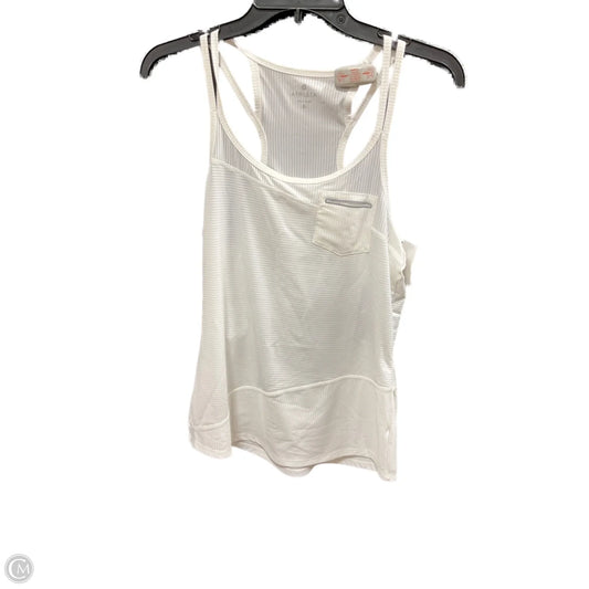 Athletic Tank Top By Clothes Mentor In White, Size: S