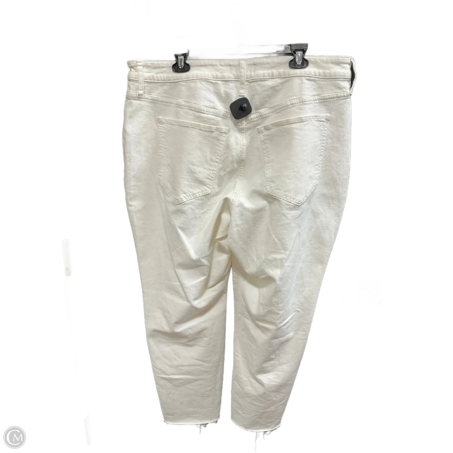 Jeans Straight By Madewell In White Denim, Size: 20