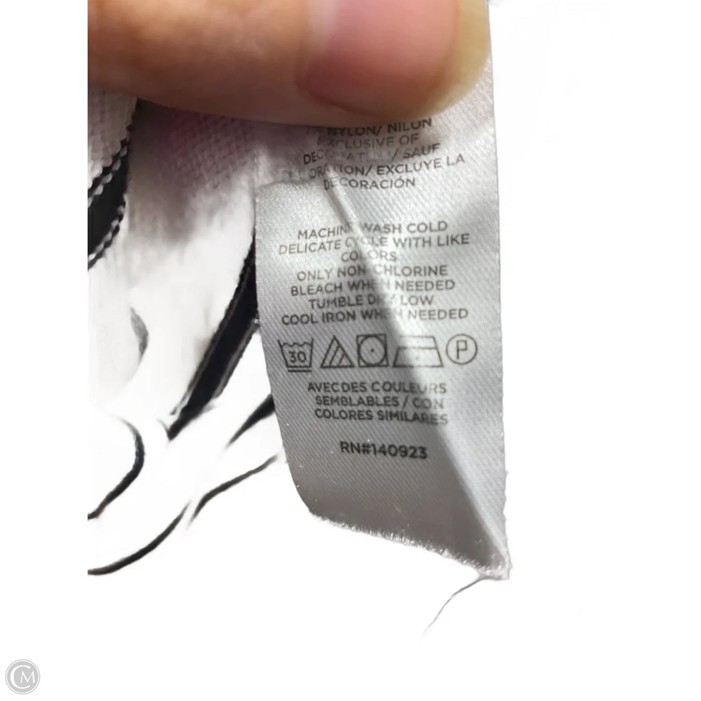 Top Long Sleeve By Loft In Striped Pattern, Size: M