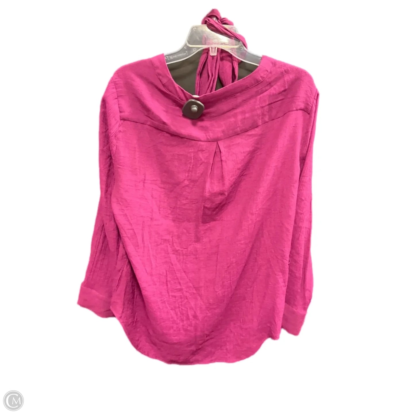 Top Long Sleeve Basic By Cme In Purple, Size: L