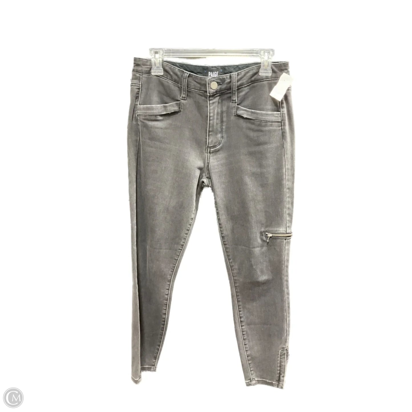 Jeans Straight By Paige In Black, Size: 6