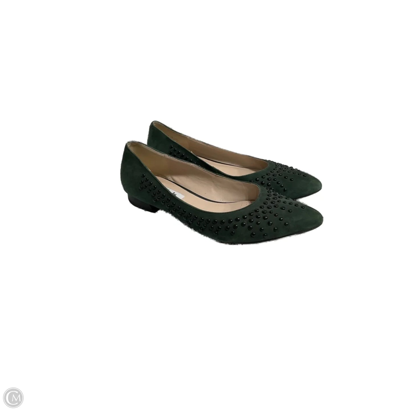 Shoes Flats By Clarks In Green, Size: 7