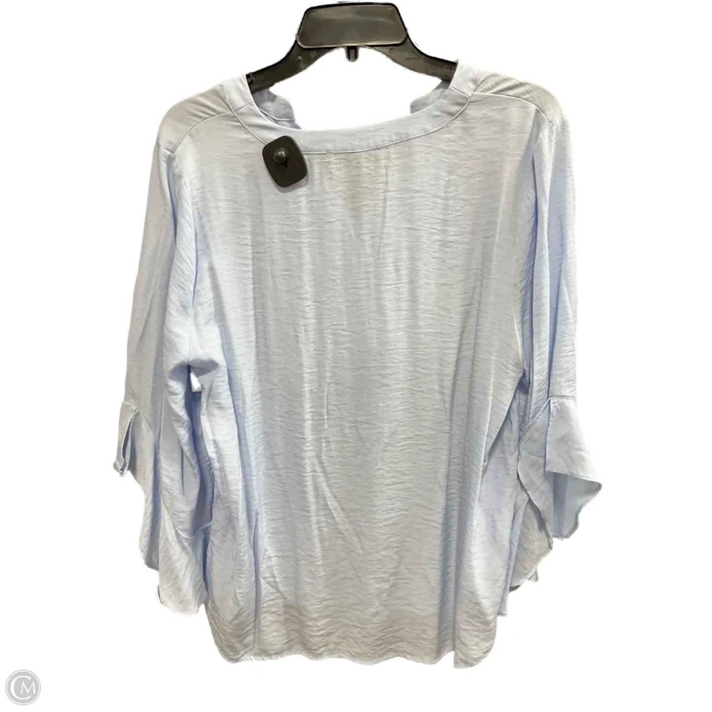 Top 3/4 Sleeve By Doe & Rae In Blue, Size: M