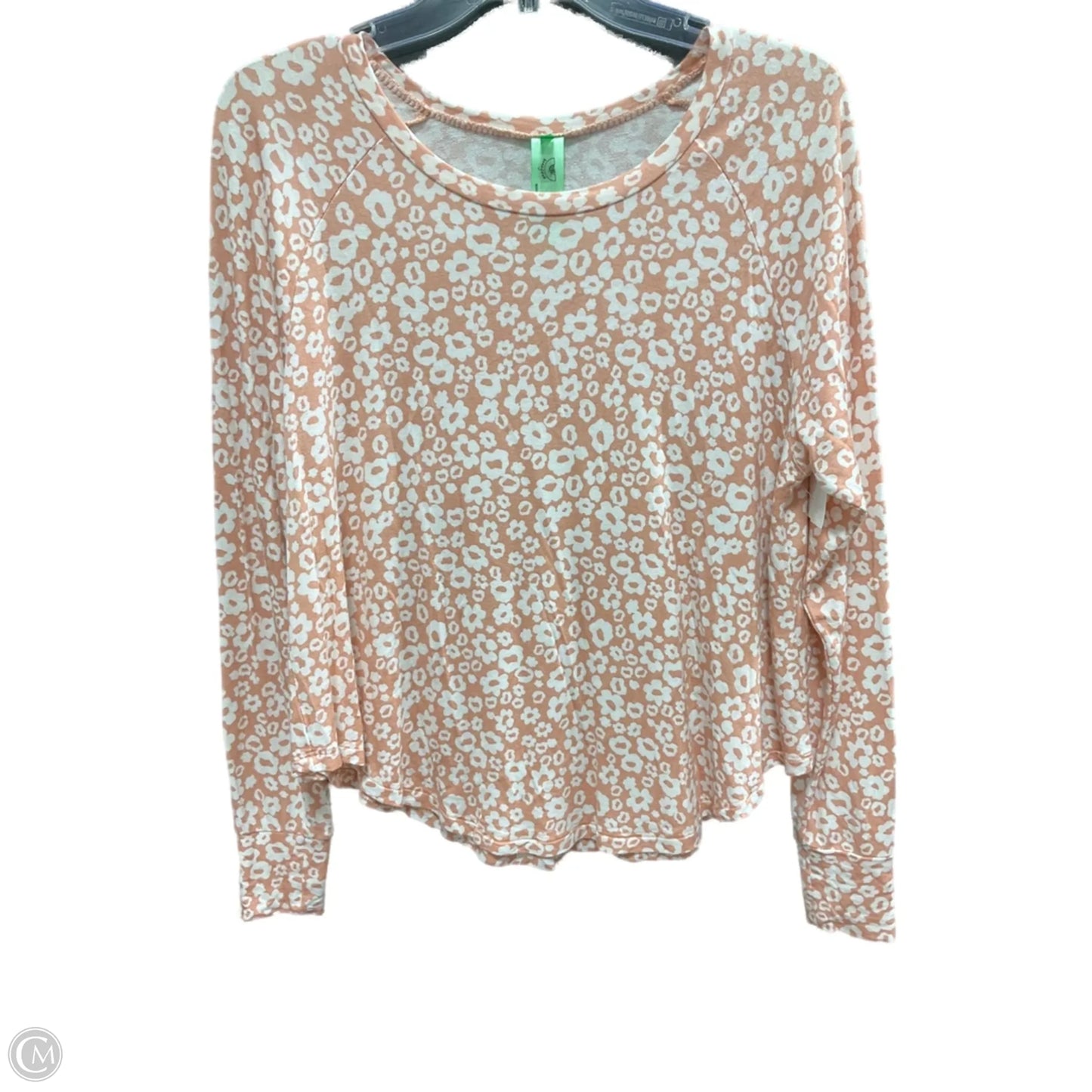 Top Long Sleeve By Clothes Mentor In Peach, Size: S