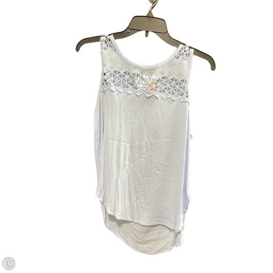 Top Sleeveless By Clothes Mentor In Baby Blue, Size: S