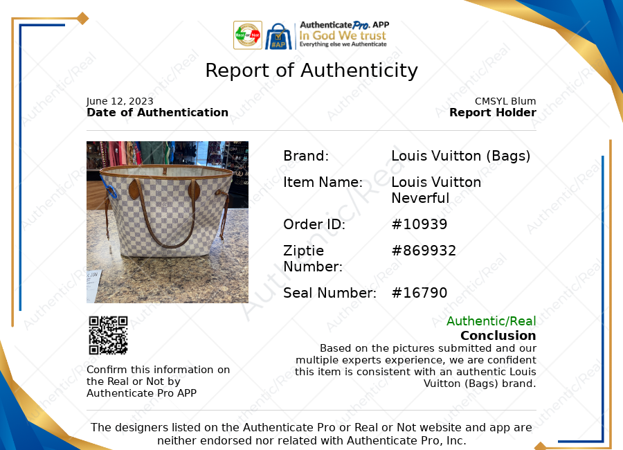 Handbag Luxury Designer By Louis Vuitton Size: Large