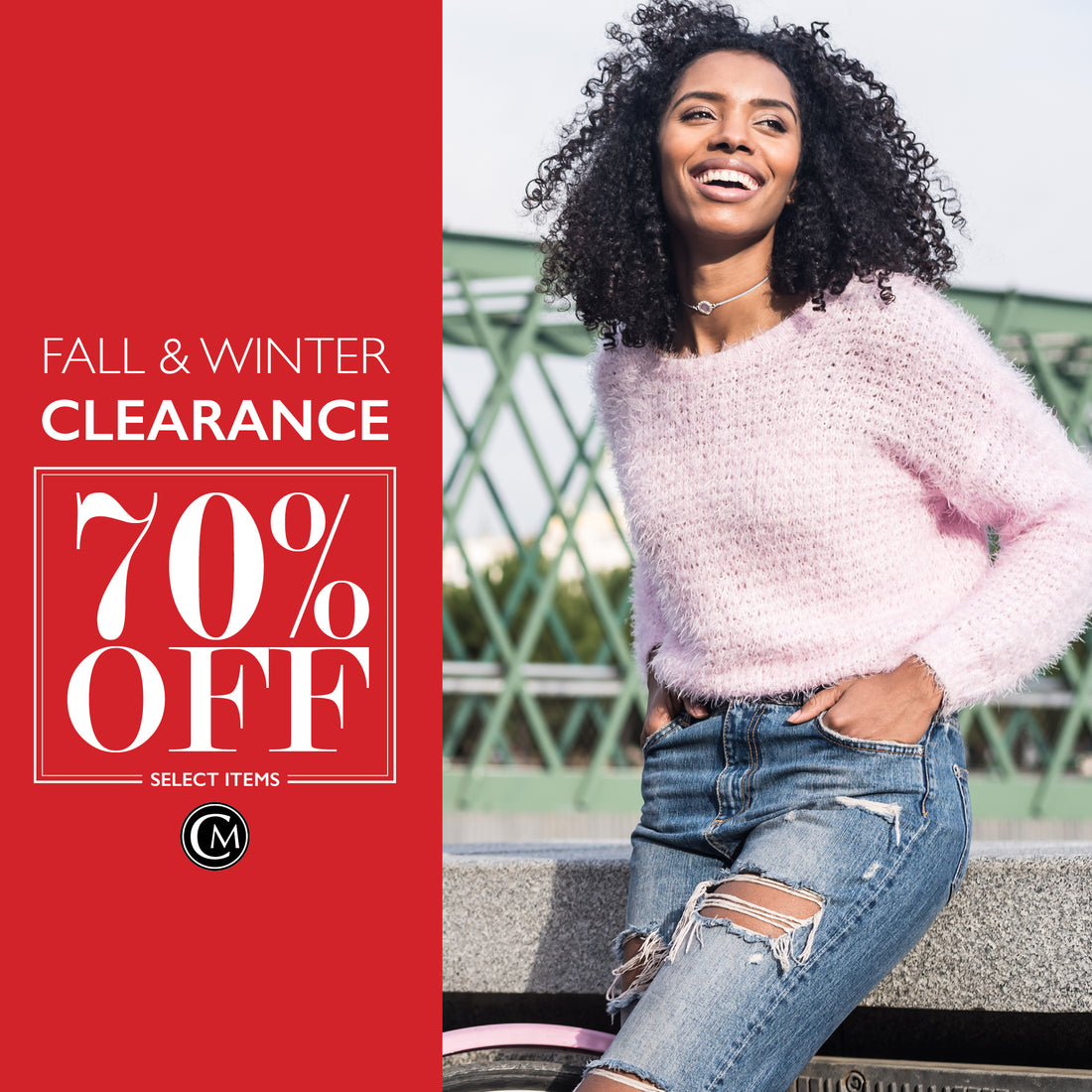 70% of Marked Winter Clearance