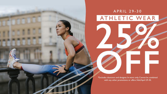 4.29 - 4.30 | 25% off Athletic Wear Sale