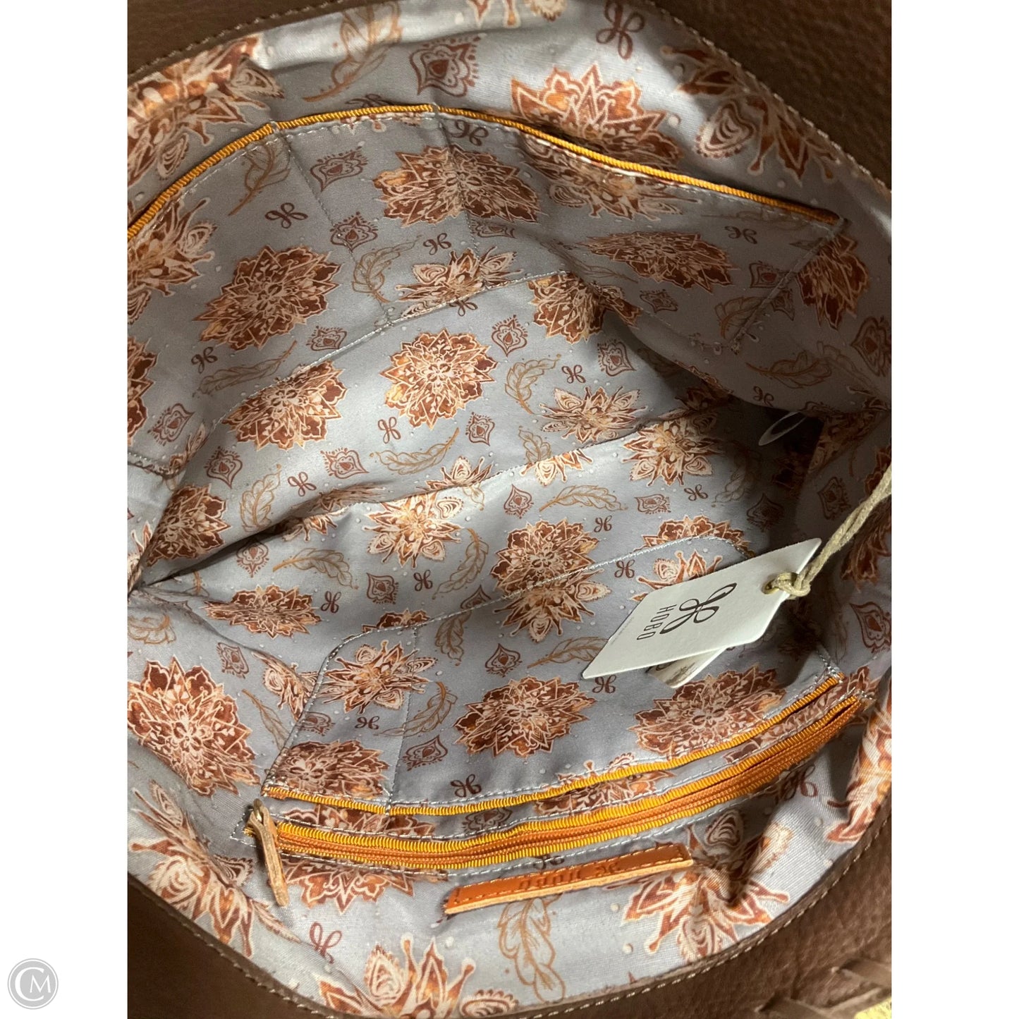 Handbag Leather By Hobo Intl, Size: Large