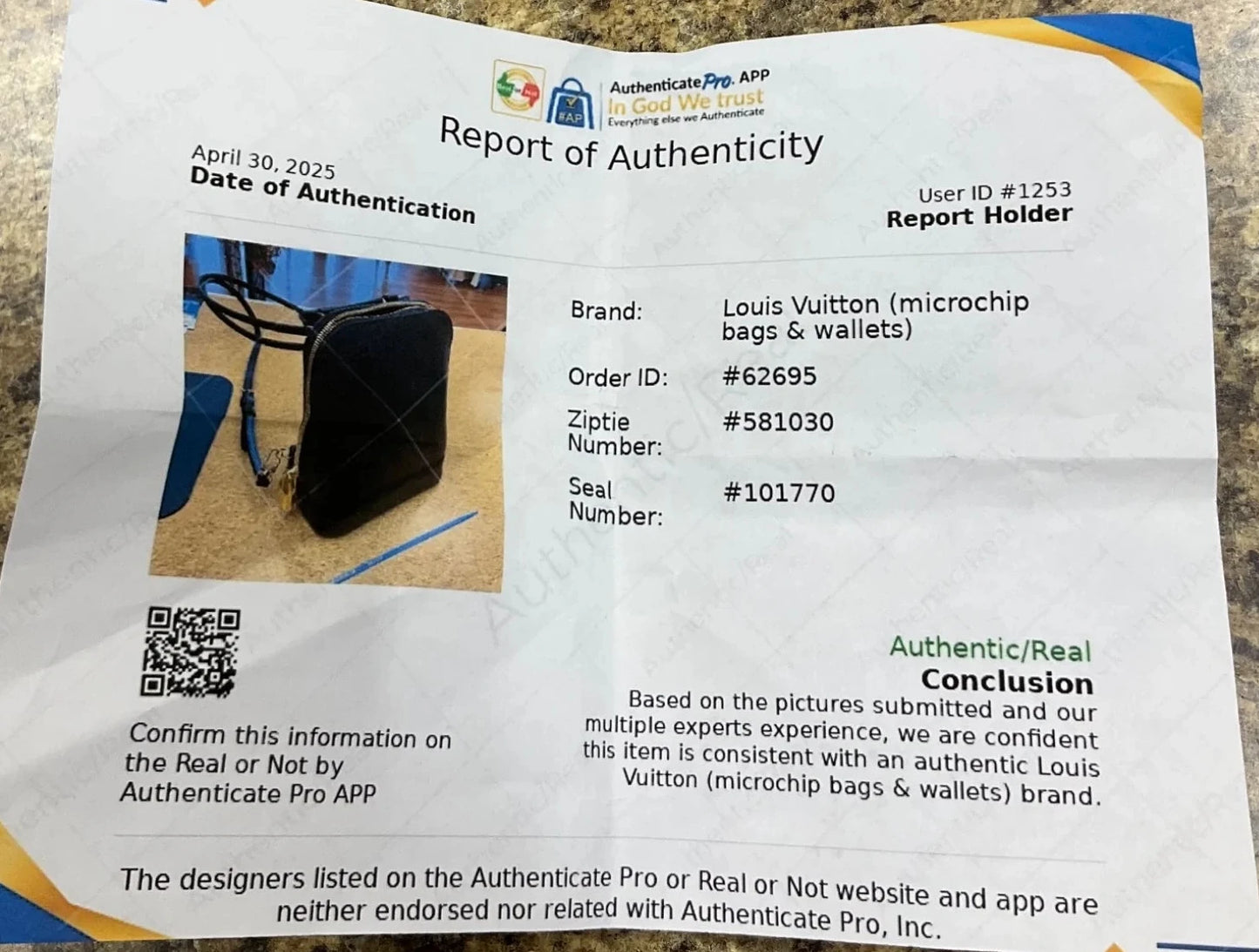 Backpack Luxury Designer By Louis Vuitton, Size: Small