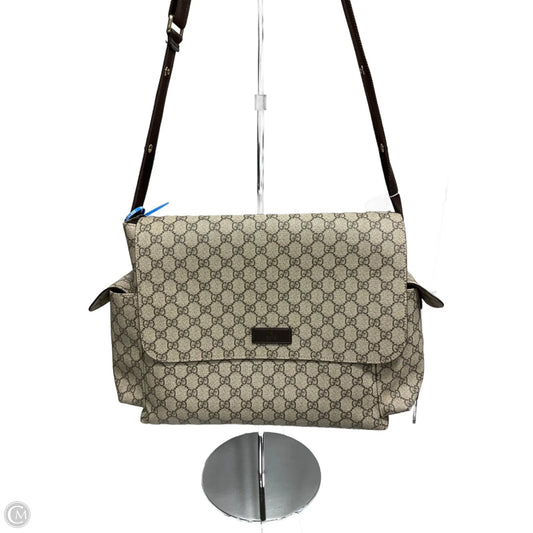 Diaper Bag Luxury Designer By Gucci, Size: Large