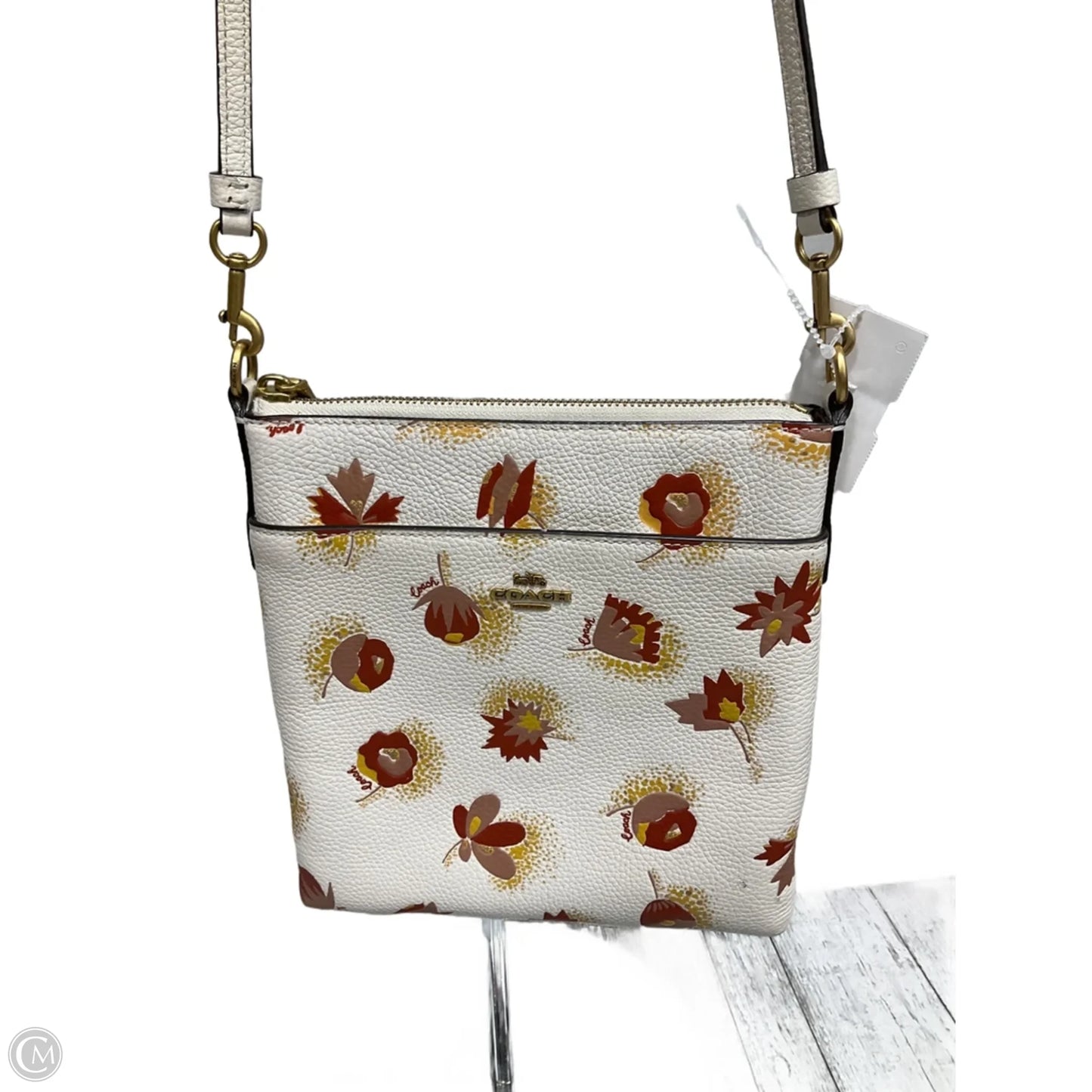 Crossbody Designer By Coach, Size: Medium