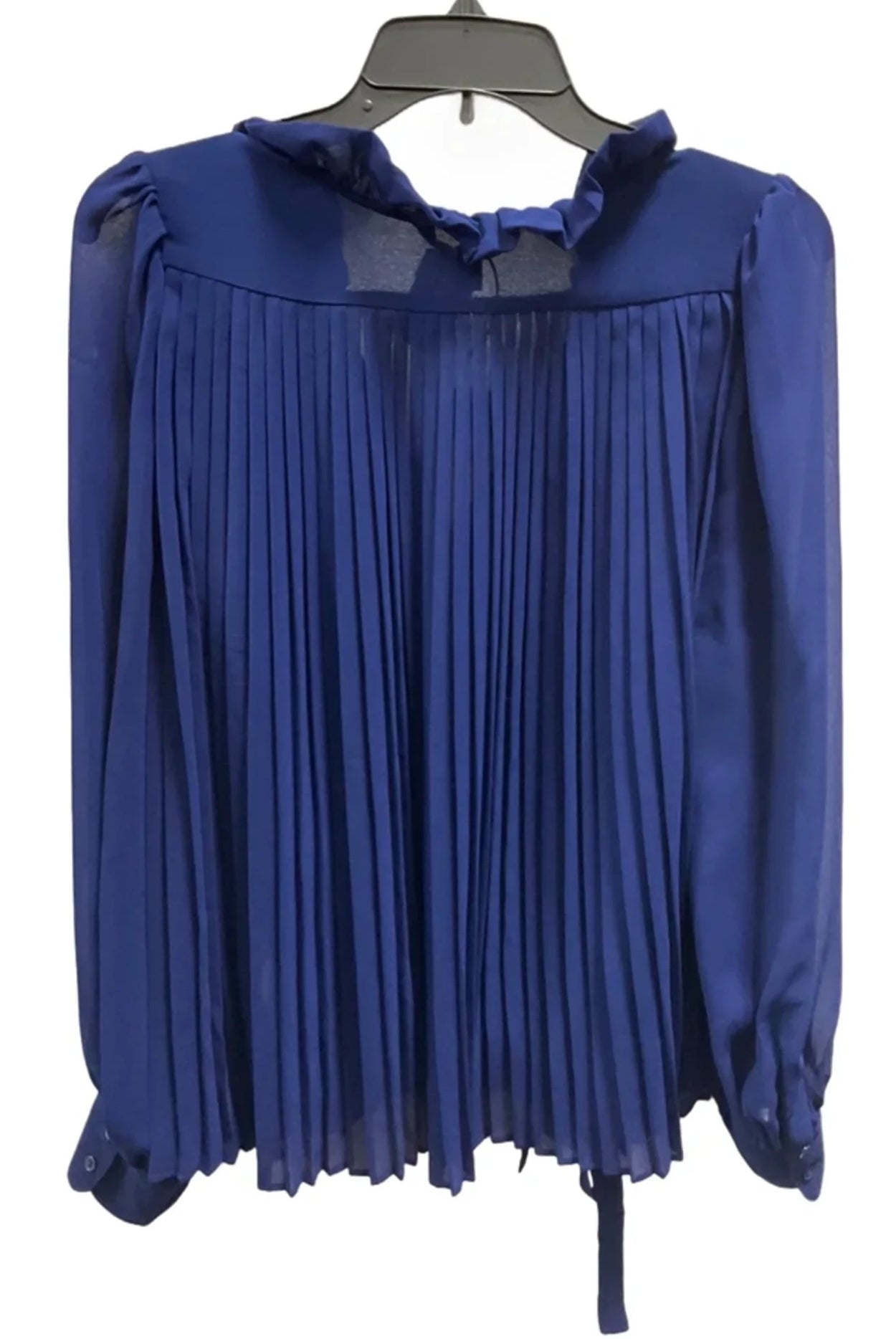 Top Long Sleeve By Banana Republic In Blue, Size: M
