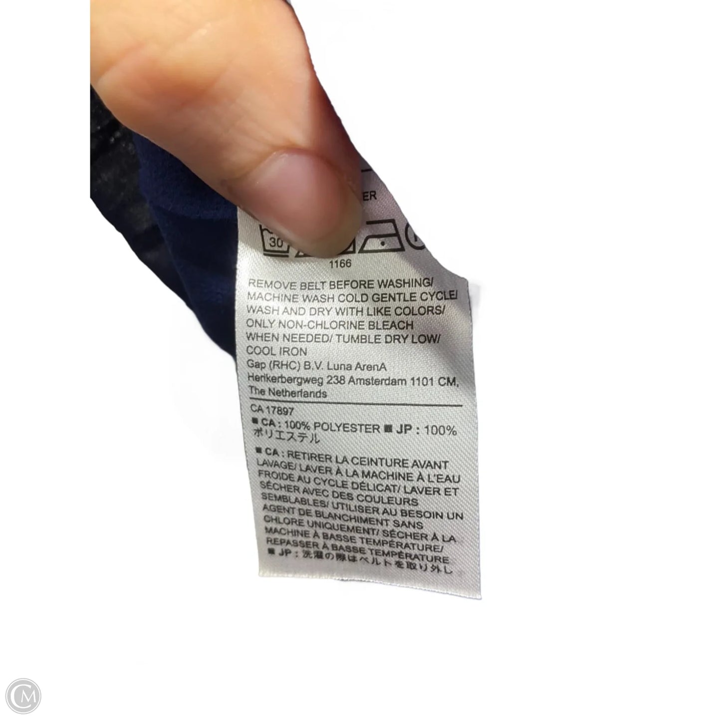 Top Long Sleeve By Banana Republic In Blue, Size: M