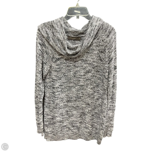 Sweater By Clothes Mentor In Black & Grey, Size: L