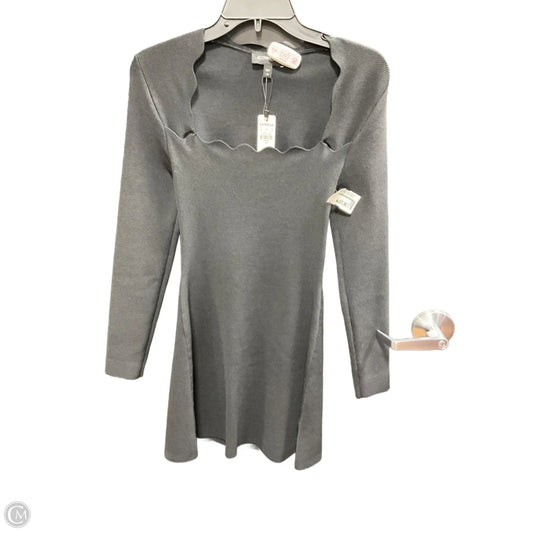 Dress Party Midi By Express In Black, Size: Xs