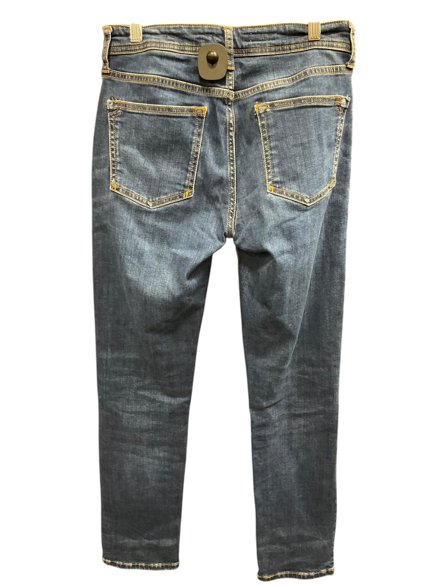 Jeans Straight By Pilcro In Blue Denim, Size: 4