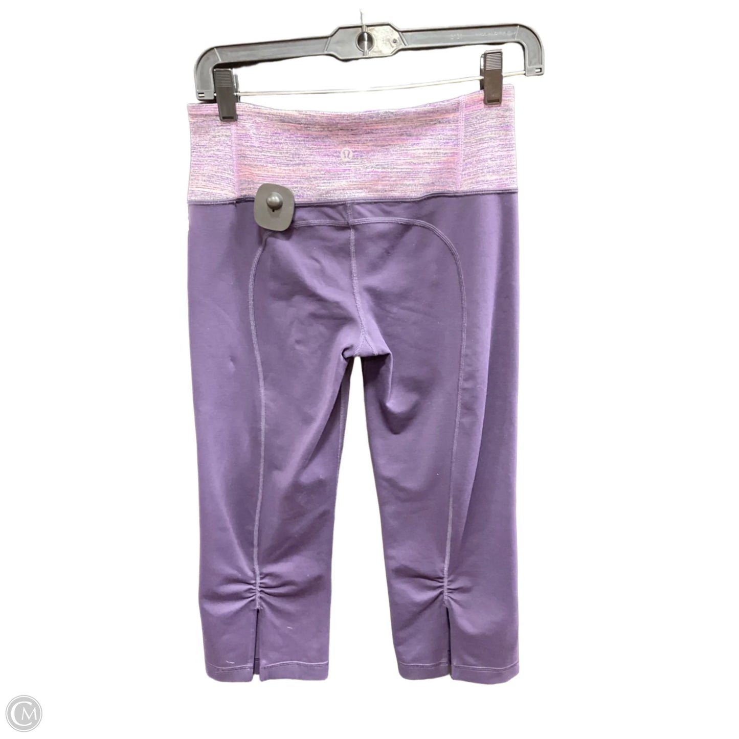 Athletic Capris By Lululemon In Purple, Size: S