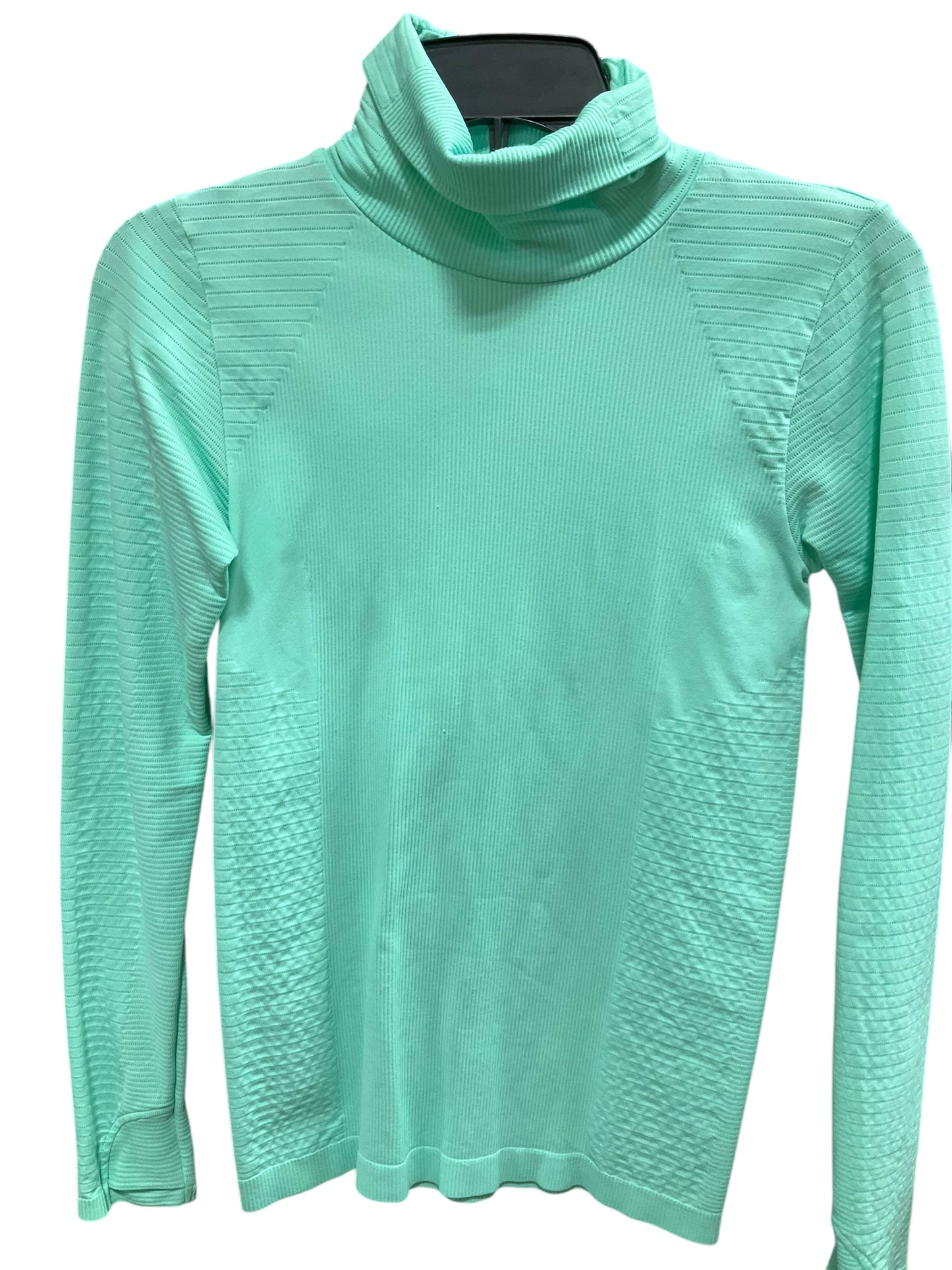 Athletic Top Long Sleeve Crewneck By Athleta In Green, Size: Xs