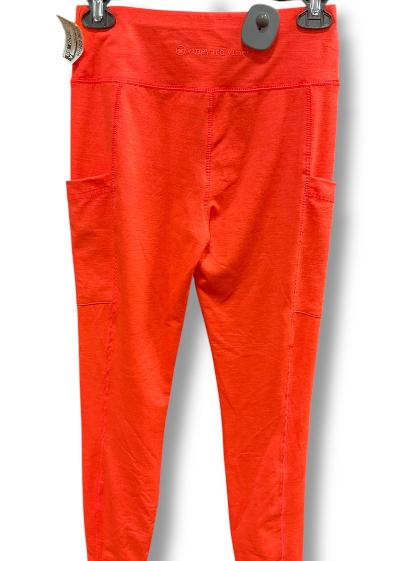 Athletic Leggings By Vineyard Vines In Orange, Size: S