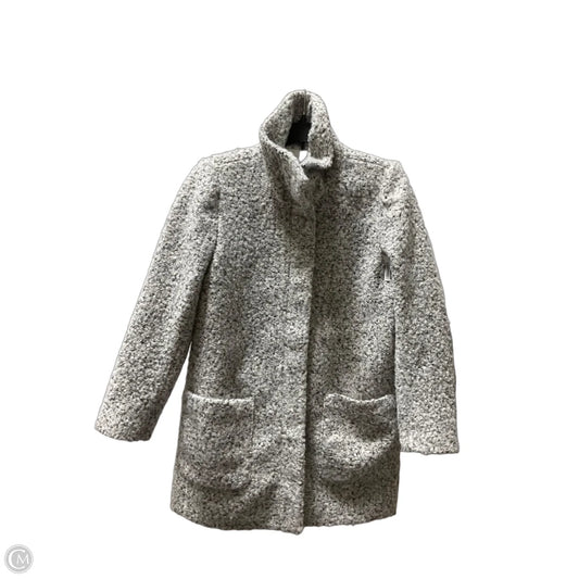 Jacket Faux Fur & Sherpa By Loft In Grey, Size: Xs
