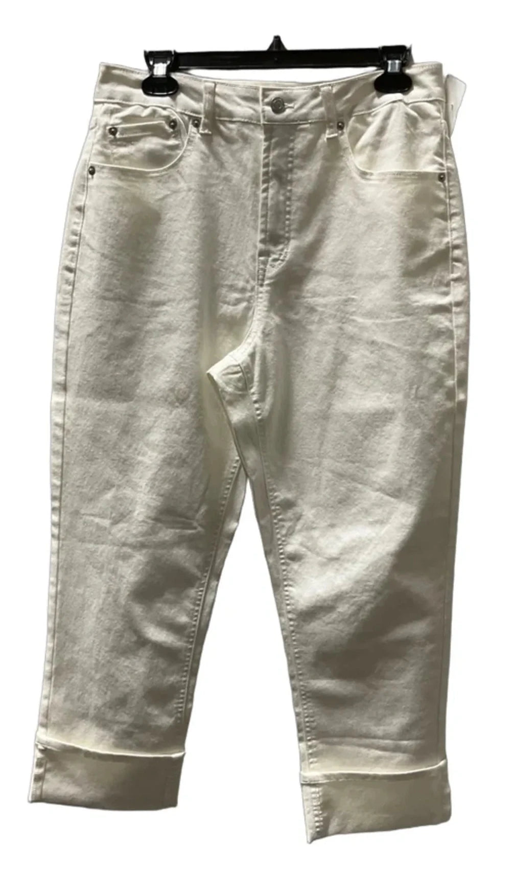 Jeans Designer By Frye In White, Size: 8