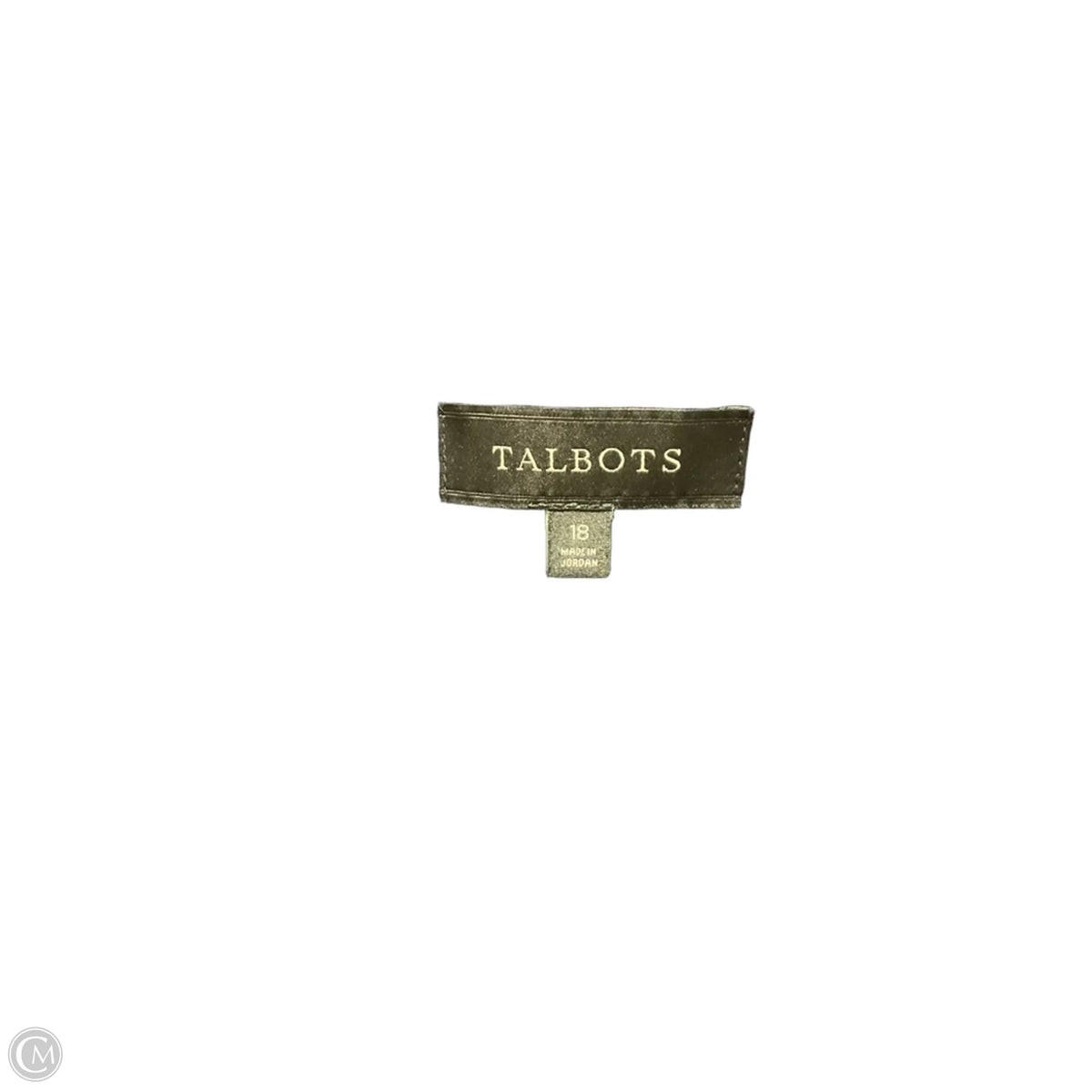 Blazer By Talbots In Blue, Size: 18