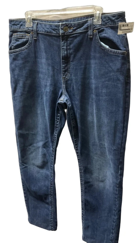 Jeans Straight By Cmf In Blue, Size: 14