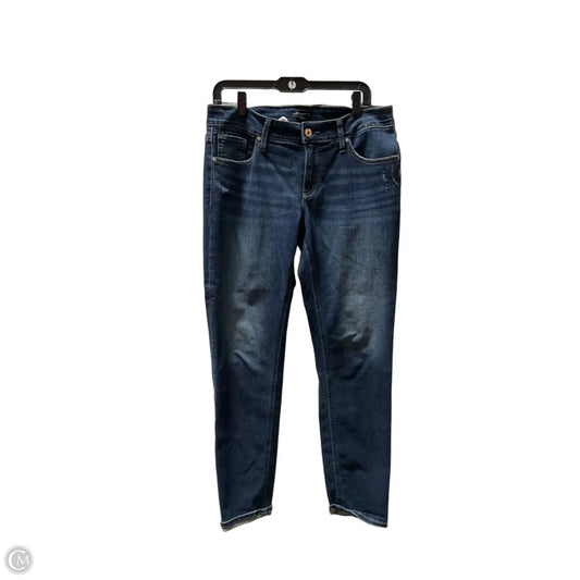 Jeans Straight By Silver In Blue Denim, Size: 12