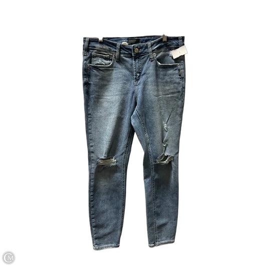 Jeans Straight By Silver In Blue Denim, Size: 14