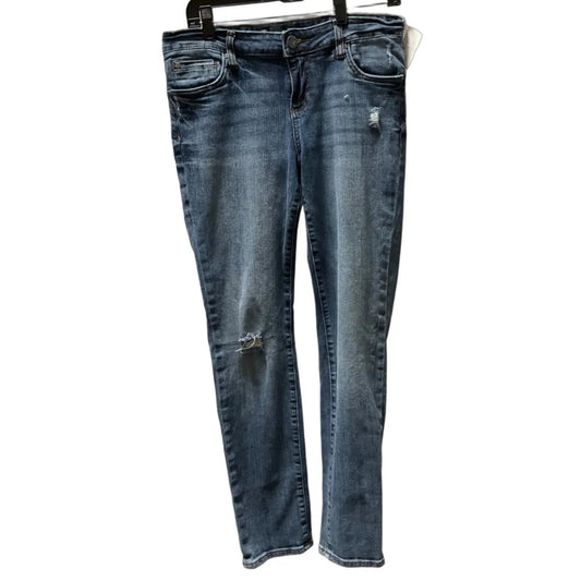 Jeans Straight By Kut In Blue Denim, Size: 8