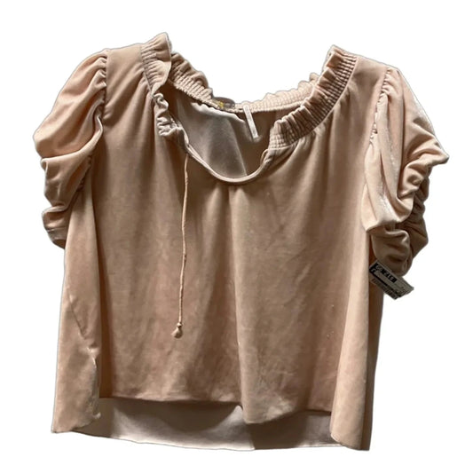 Top Short Sleeve By We The Free In Tan, Size: S