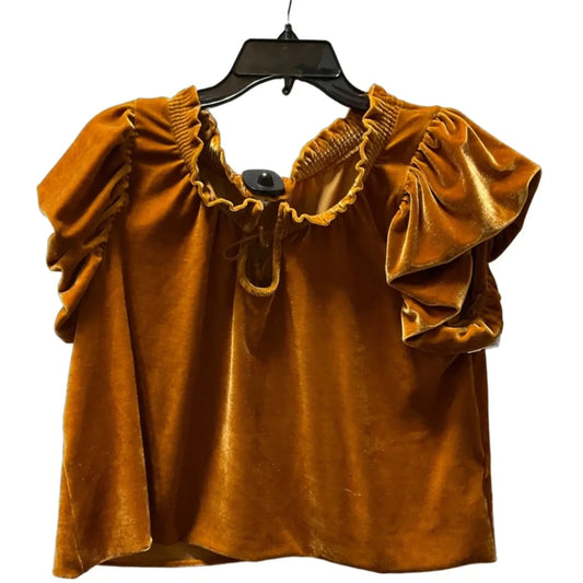 Top Short Sleeve By We The Free In Yellow, Size: S