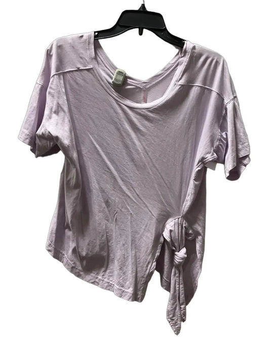 Top Short Sleeve By We The Free In Purple, Size: S
